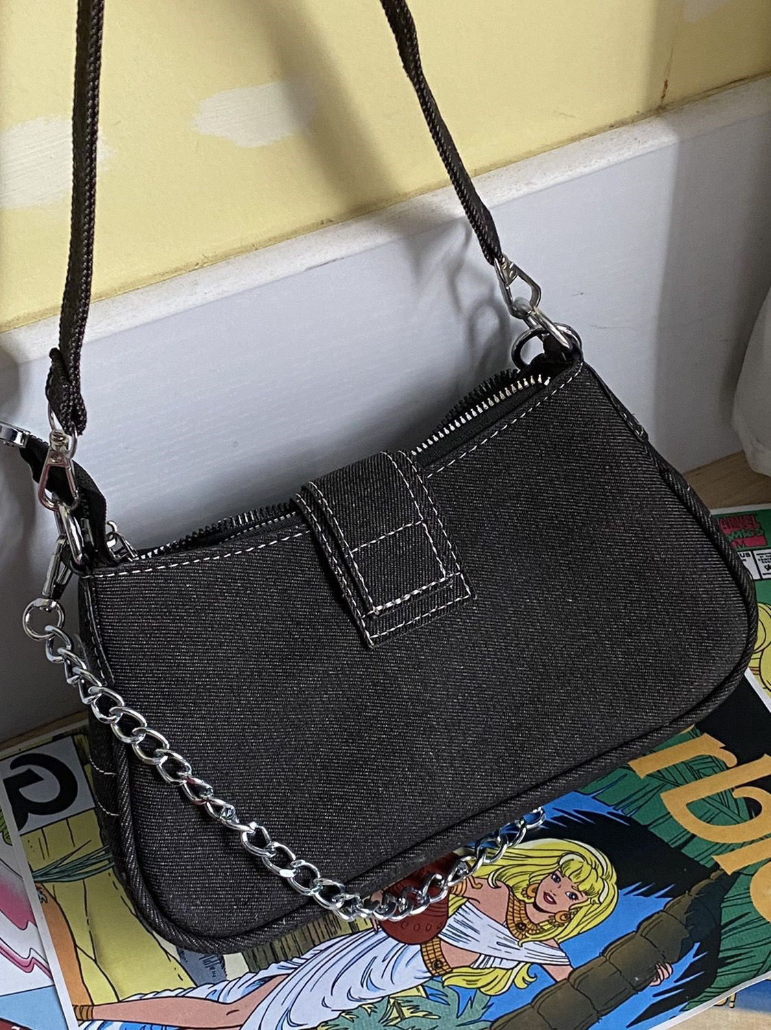 Women's Fashion Stars Cowboy Underarm Bag