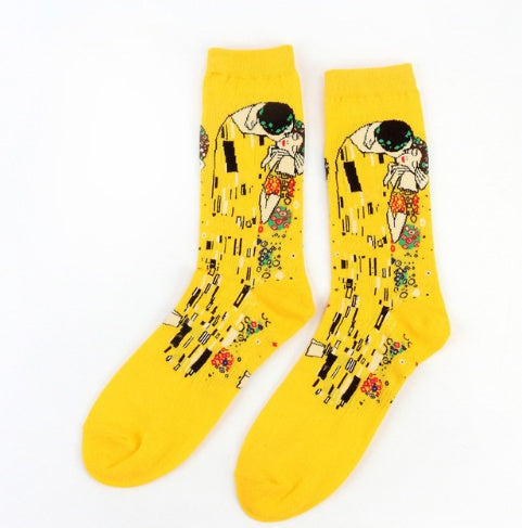 art pattern socks