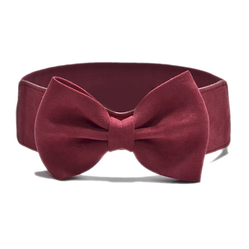 Women's elastic wide belt