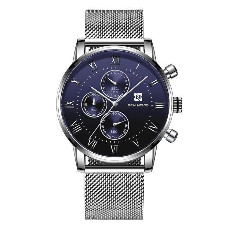Bennivi quartz six-pin watch