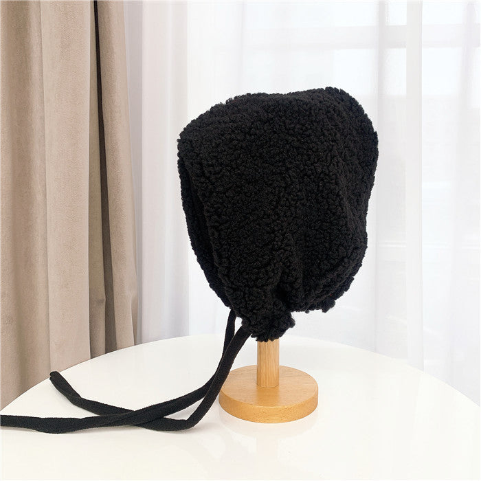 Women's Fashion Temperament Warm Lace Up Windproof Hat