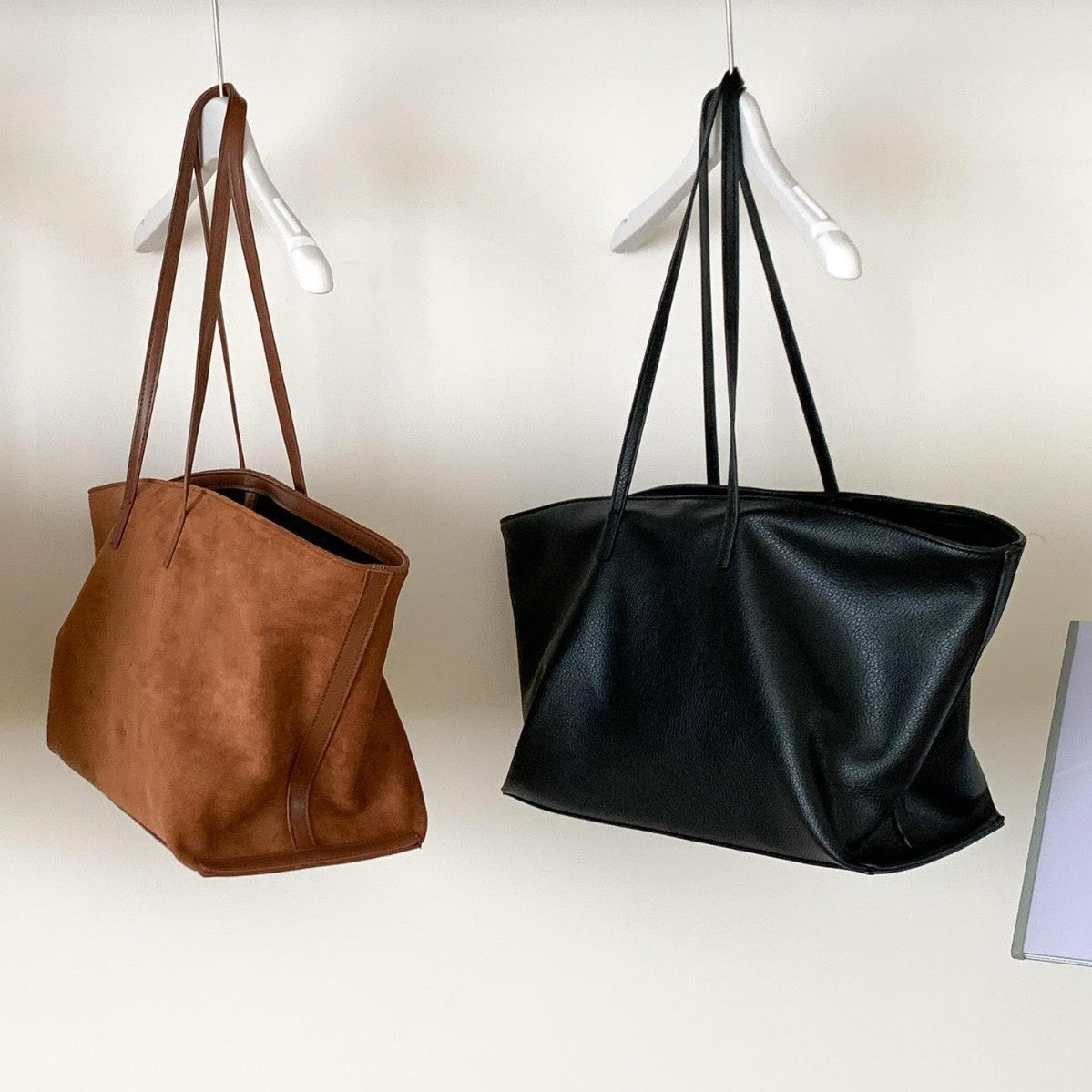 New Retro Suede Tote Bag Versatile And Perfect For Shoulder Wear
