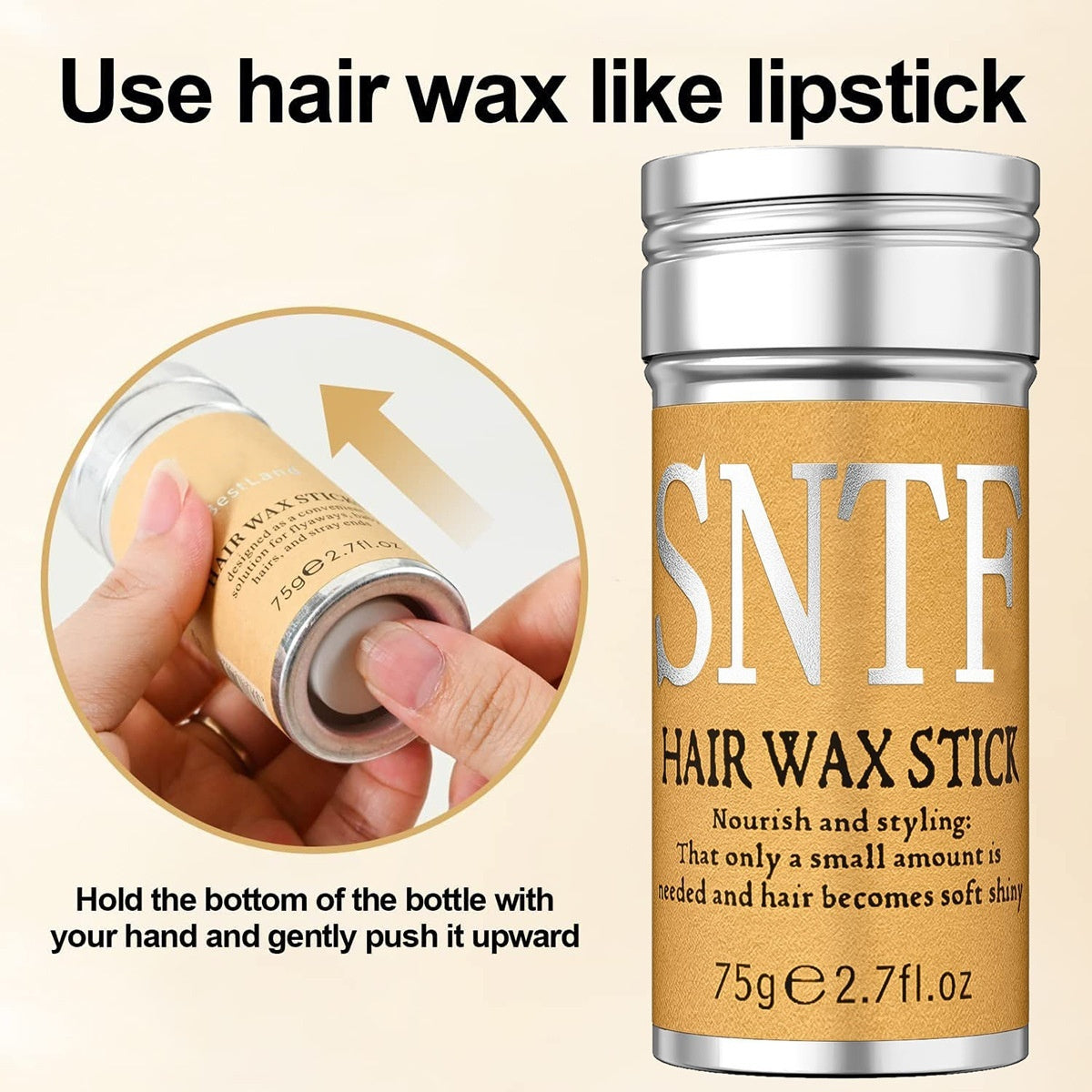 Broken Hair Organizing Box Men And Women Hairstyle Moisturizing Nail Shaping Stick