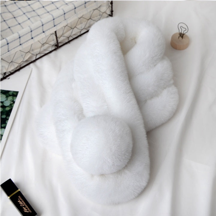 Faux Fur Warm Scarf