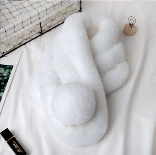 Faux Fur Warm Scarf