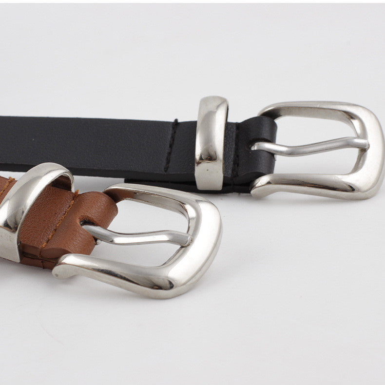 Women's rivet jeans belt