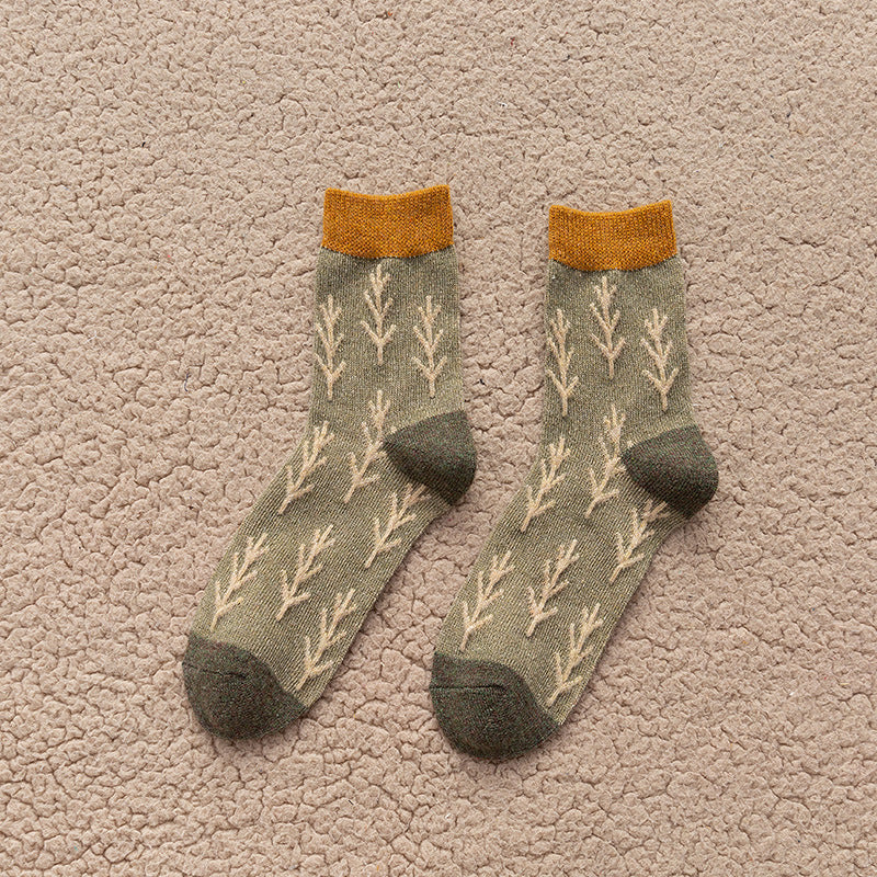 Women's thick tube socks
