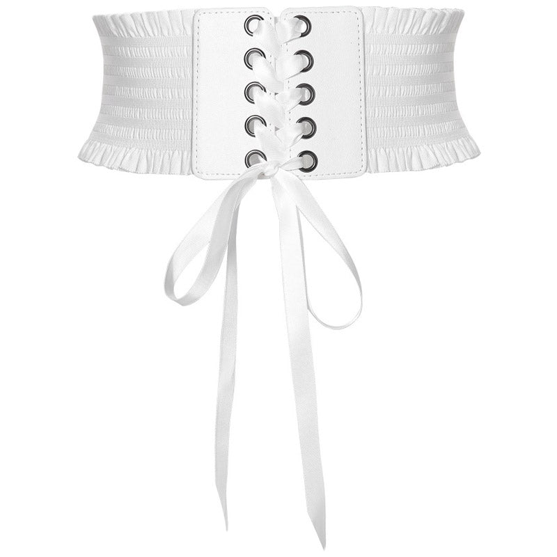 Women's retro lace girdle