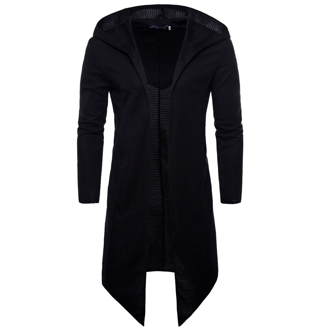 spring new foreign trade large size T-shirt long section without buckle windbreaker hooded cloak