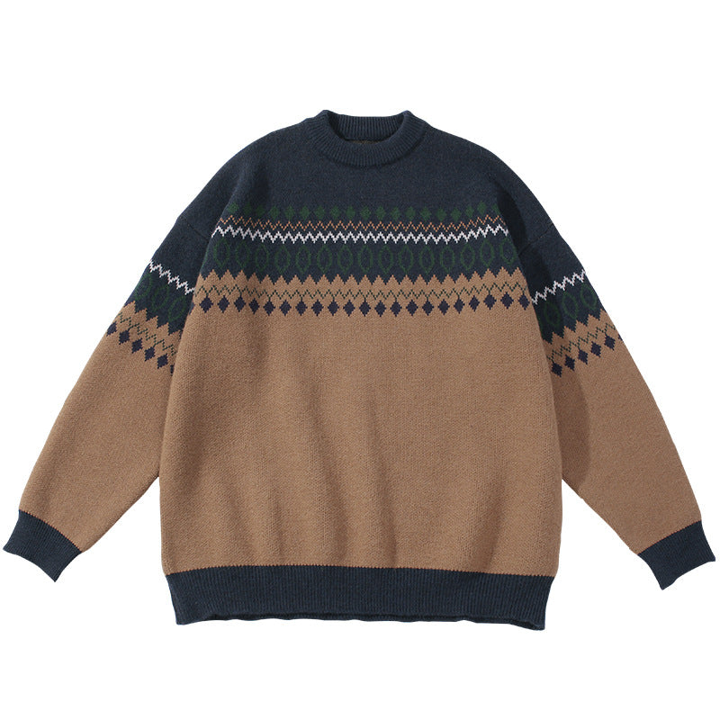 autumn and winter new retro Harajuku style sweater