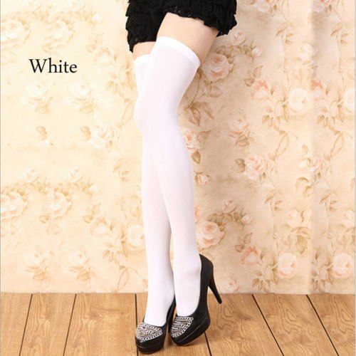 Japanese non-slip velvet over knee socks stockings