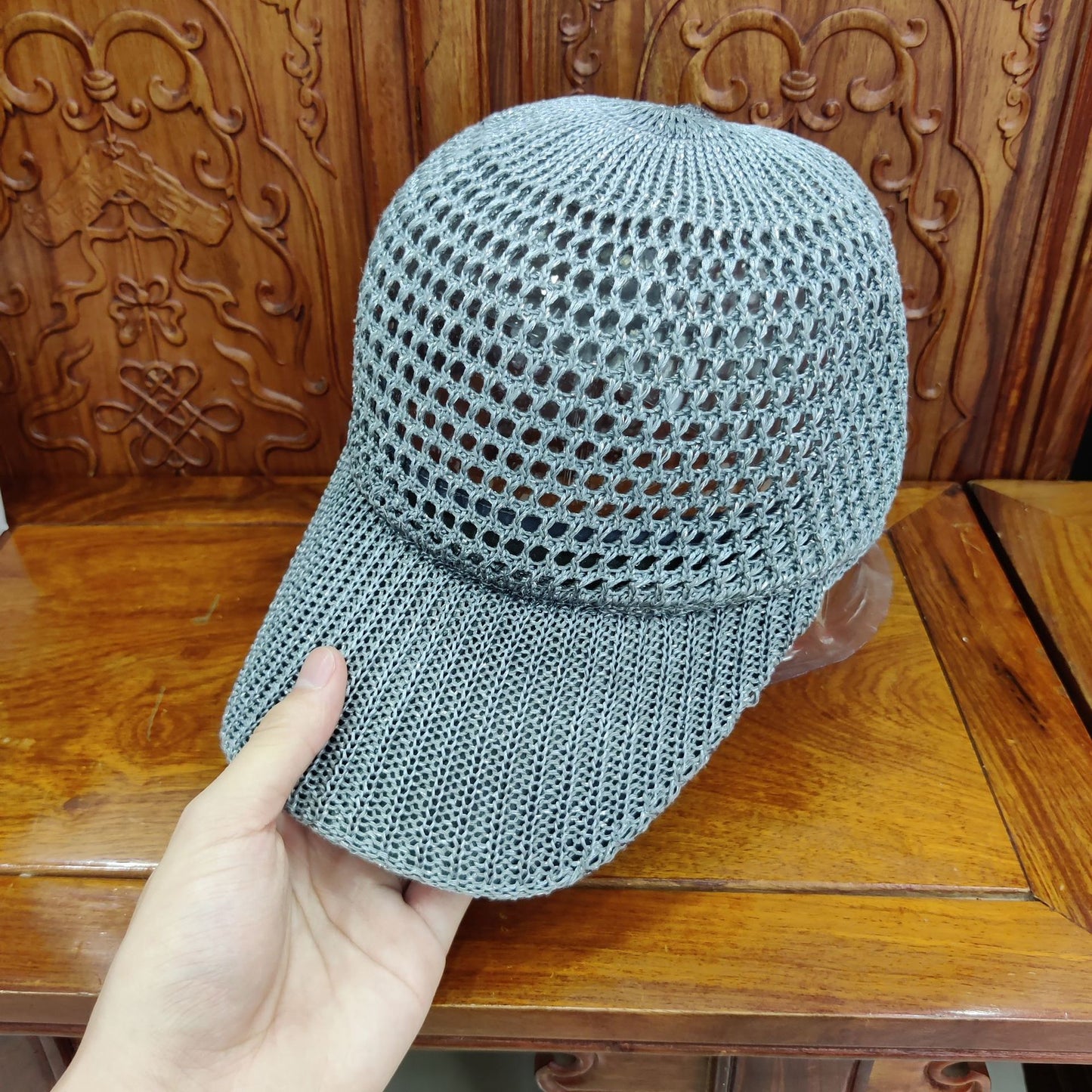 Men's Summer Outdoor Sun Protection Sunshade Women's Breathable Cool Fishing Net Baseball Cap