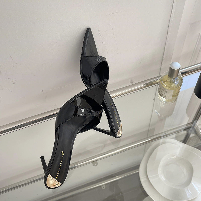 Simple Pointed Stiletto Heel High Heels