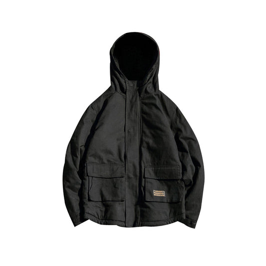 Men's Windproof Parkas Winter Military Fashion Jacket Men Thick Casual Outwear Jacket Plus Size 5XL Velvet Warm Coat Men