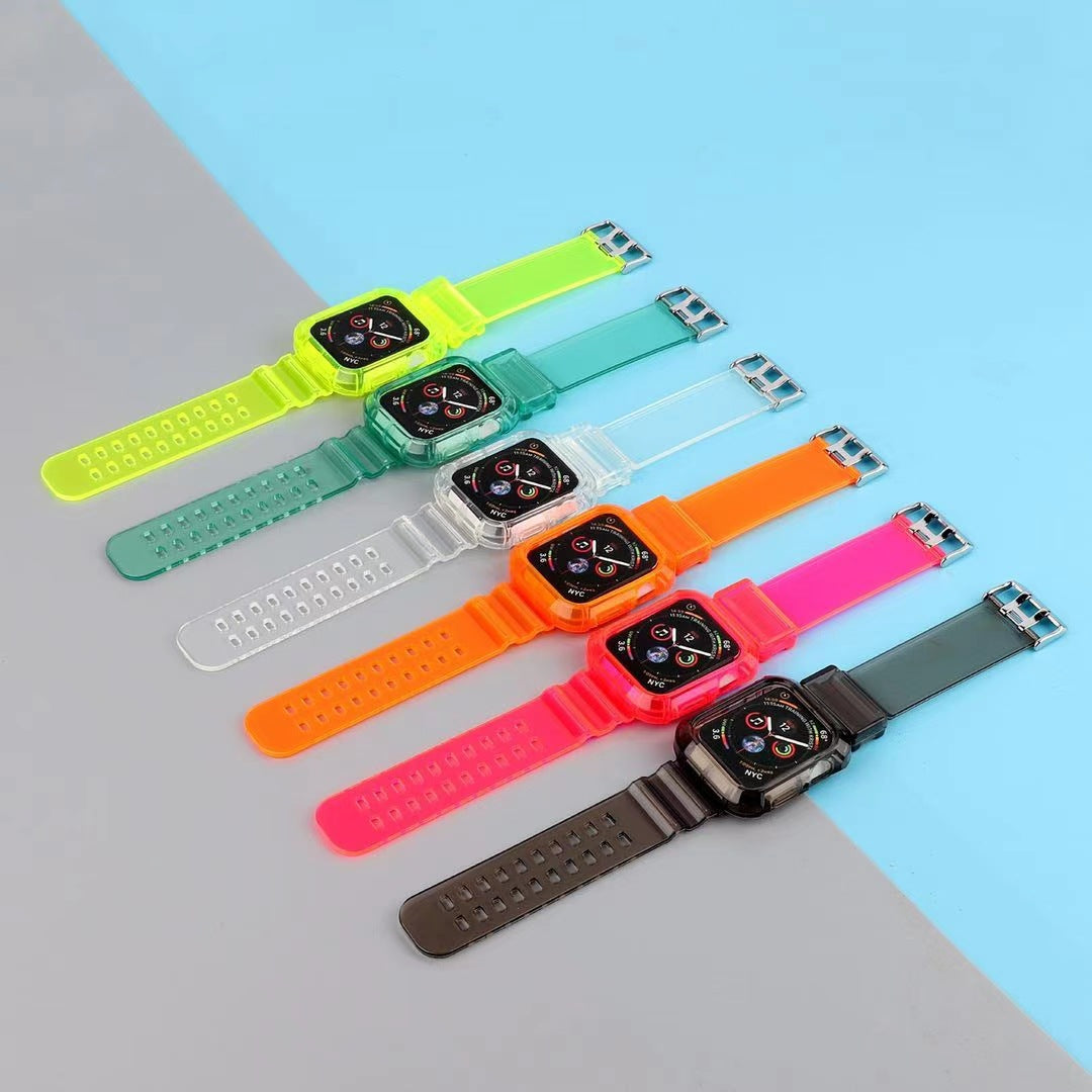 Transparent anti-drop watch strap