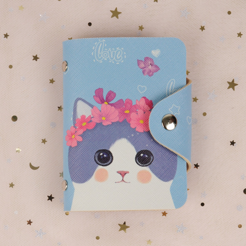 Multi-card color printing cartoon female card package