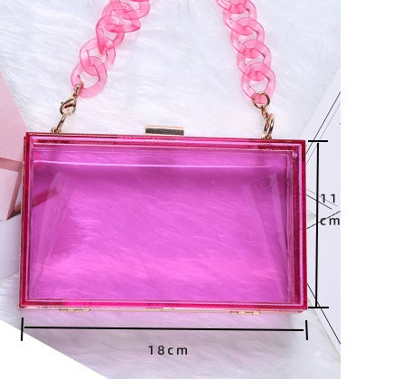 Underarm jelly chain bag
