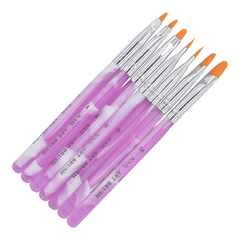 Acrylic Sticks Set Of 7 Flat Head Light Therapy Pen