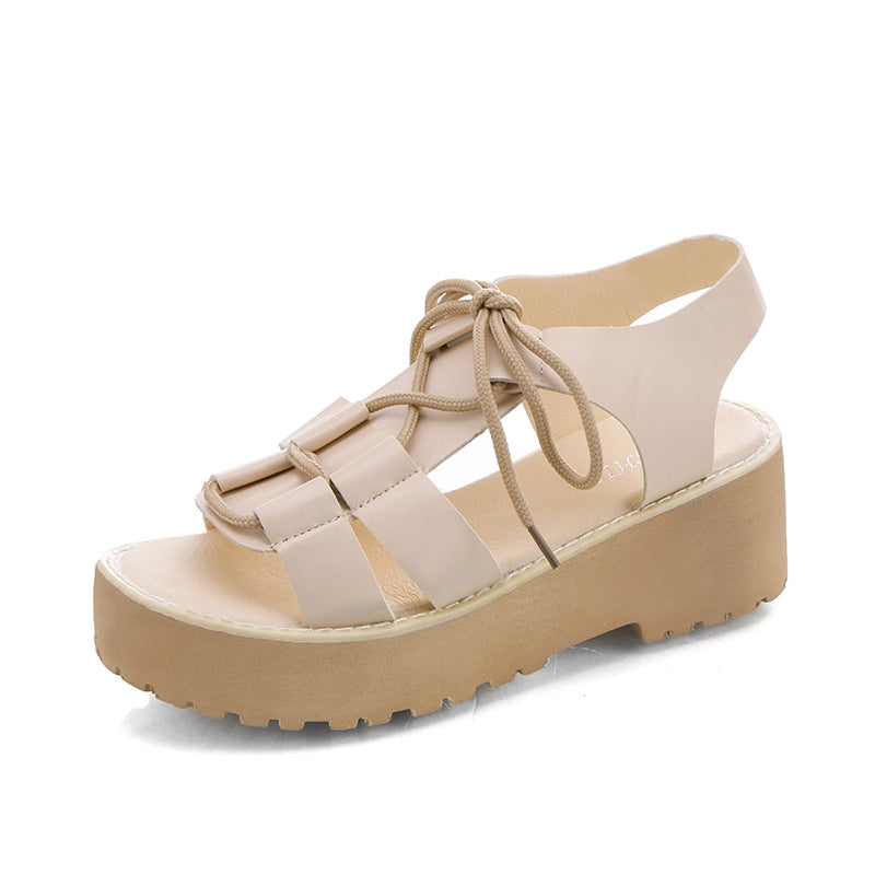 Women's shoes wild casual fish mouth student sandals women