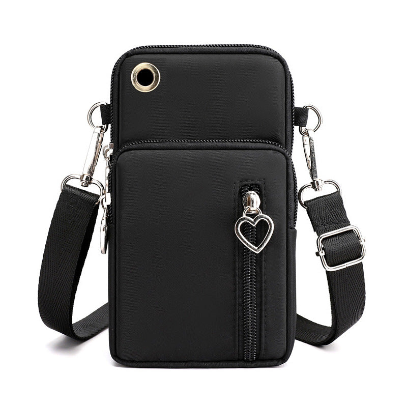 Dame Mode Afslappet Ensfarvet Crossbody Taske