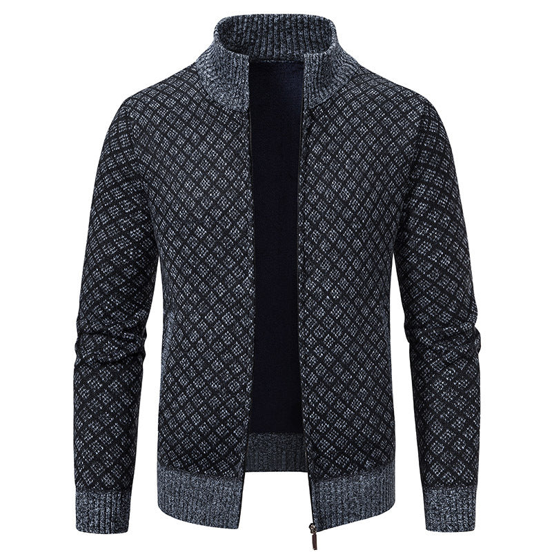 Men's Fashion Plaid Jacket Coat