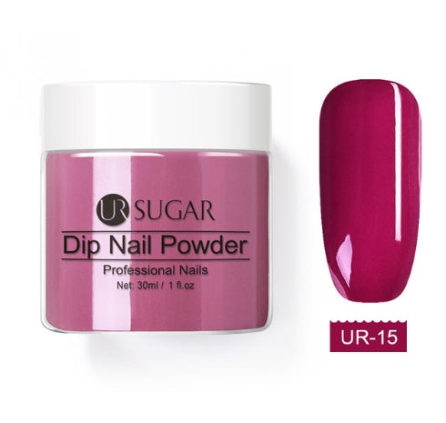 UR nail infusion powder fransk neglepudder glitter neglegødning fugtgivende pudder dyppepulver