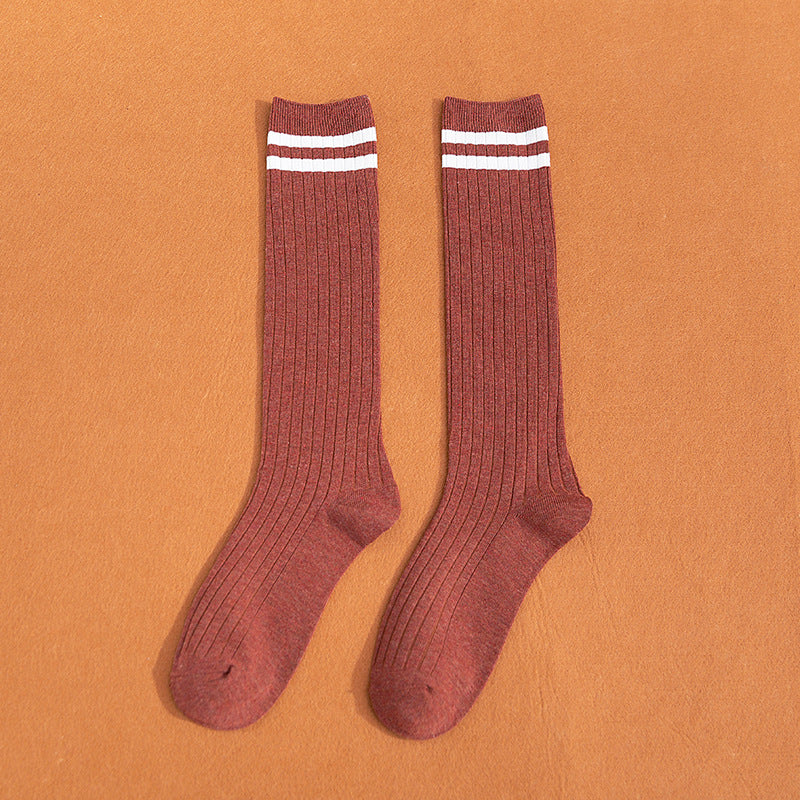 South Korea Japanese jk middle tube knee-length street half-high tube ins trendy socks