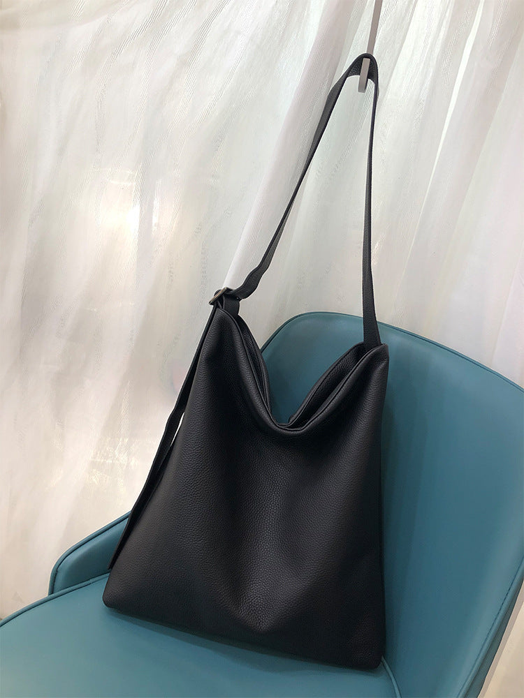 New Top Layer Cowhide Natural Fall Crossbody Shoulder Bag