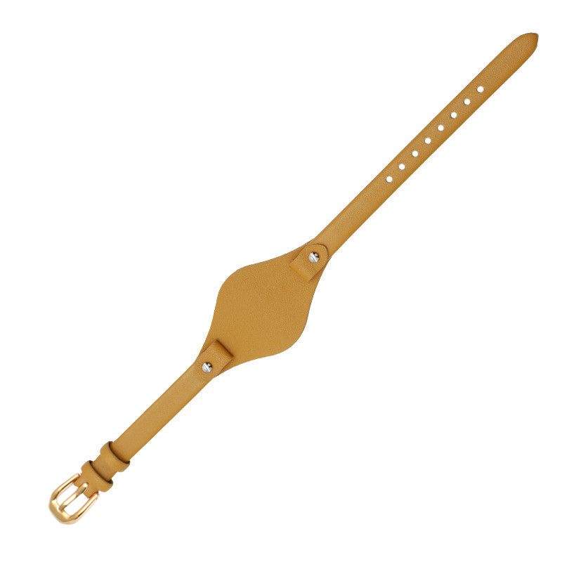 Genuine Cowhide Watch With Female Tray