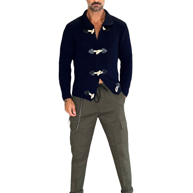 European And American Vintage Zipper Men's Top