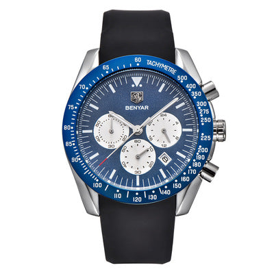 Waterproof men's quartz watch