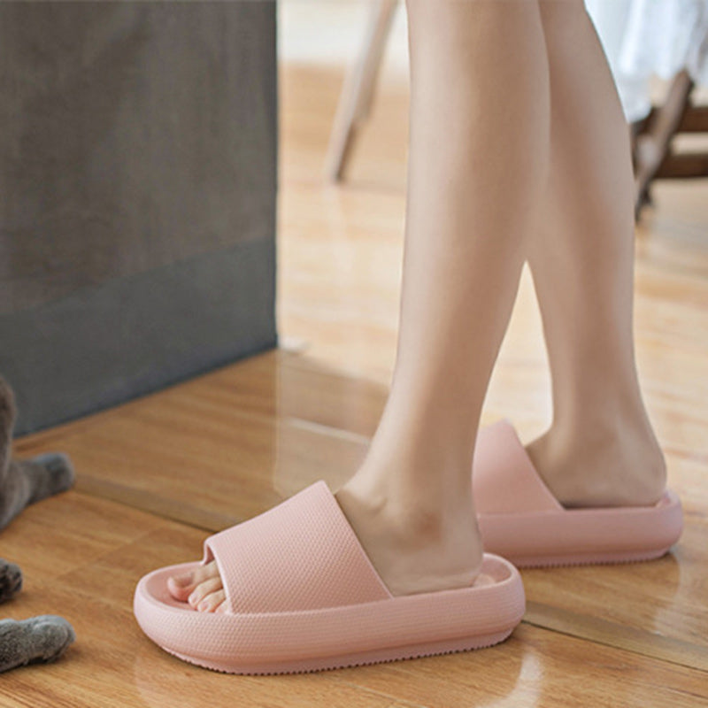 Non-slip platform sandals and slippers