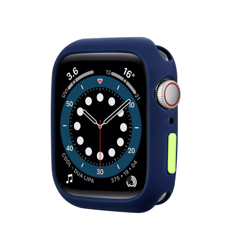 Compatible with Apple, Protective Cover 6th Generation Watch Shell Button Candy Cover Iwatch6 5 4 3 2