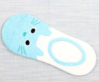 Warm Comfortable Cotton Girl Women Ankle Socks Female Bottom Invisible Color Girl Boy