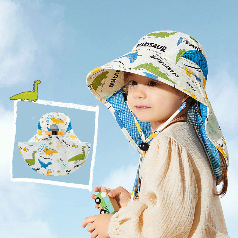 Children's Thin Sunshade Fisherman Hat