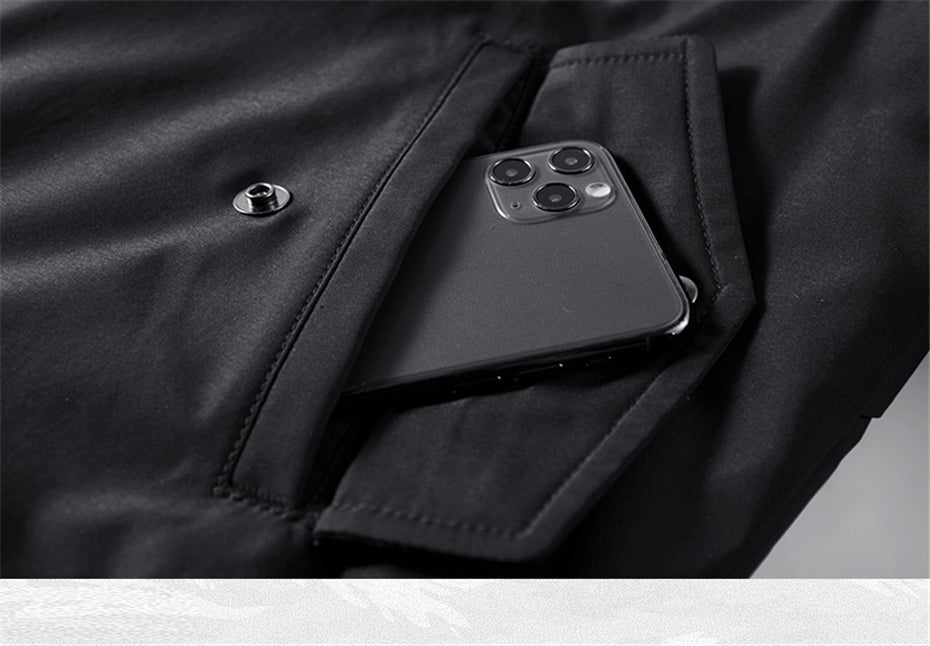 Men's Functional Embroidered Flight Jacket
