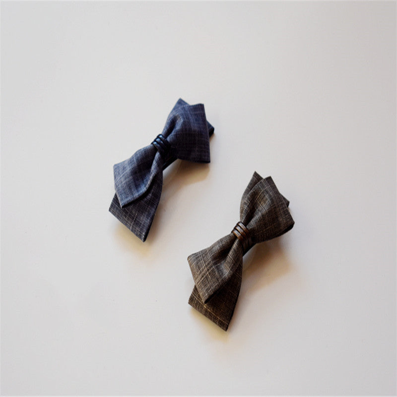 Bowknot hairpin edge clip ponytail clip top clip liu seaside clip