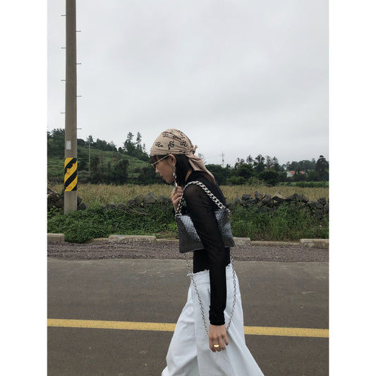 Joker glitter underarm bag