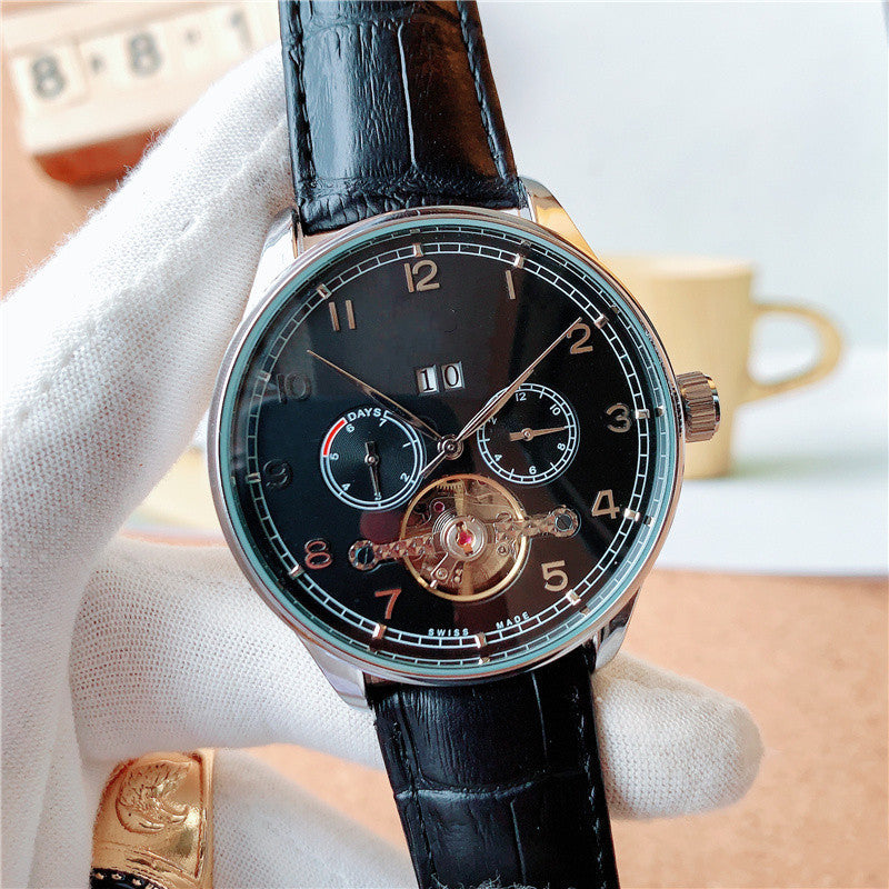 Belt mechanical men's watch