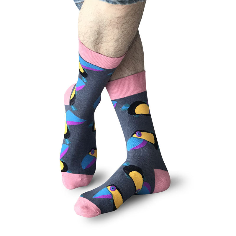 Socks European And American Large Size Men's Sport Mid-calf Length Sock