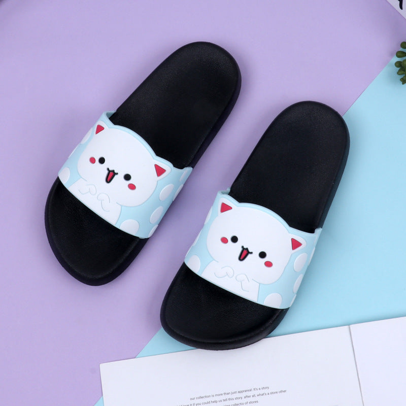 Cat student slippers