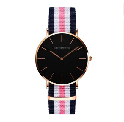 Simple quartz waterproof watch