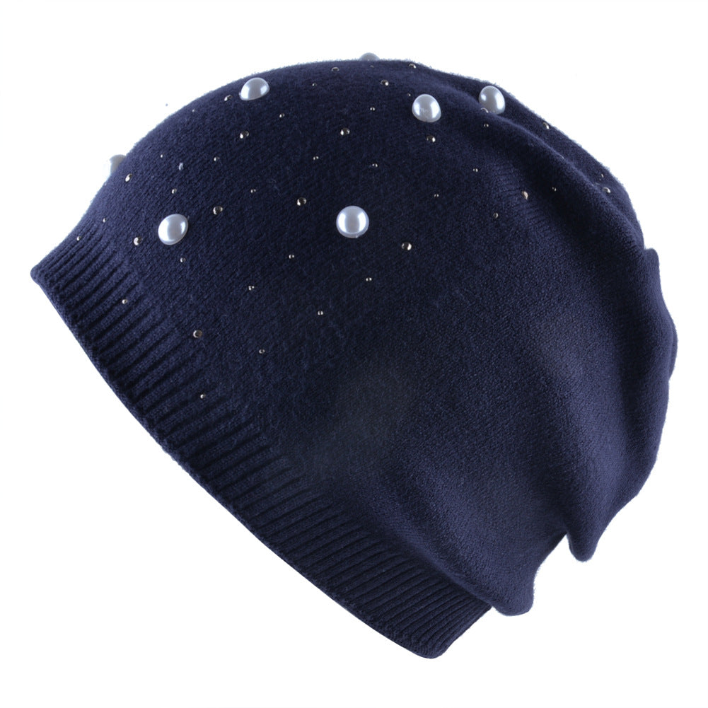 Warm Hot Drill Ladies Rabbit Fur Knitted Hat