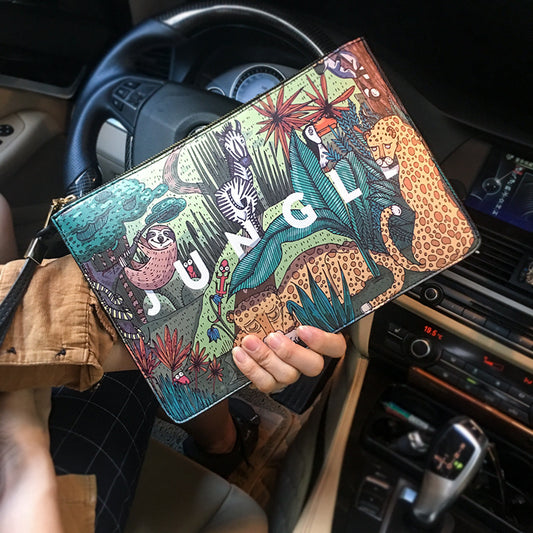 Fashion printed envelope bag