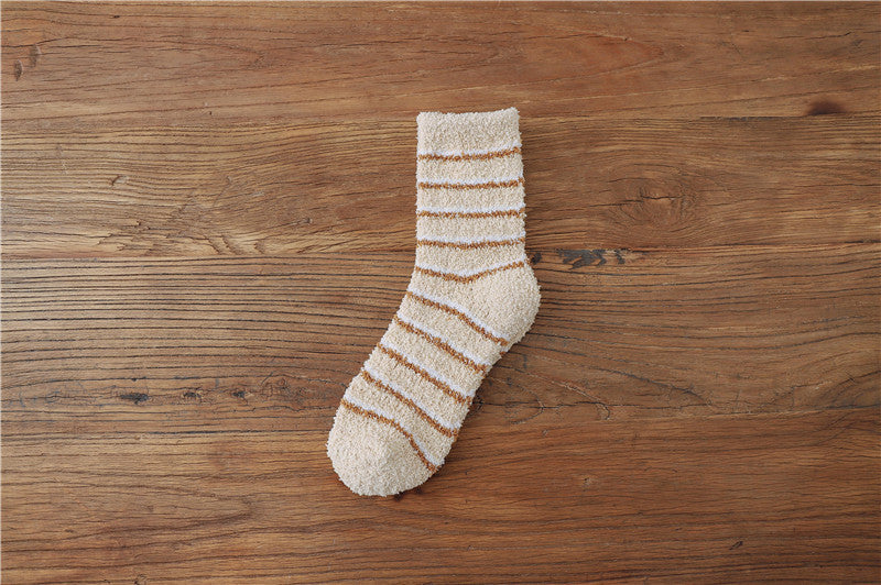 Coral fleece home sleep socks