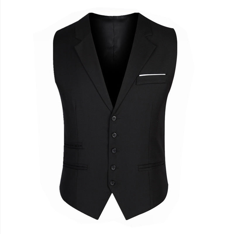 Men's Business Suit Slim Fit Leisure Vest