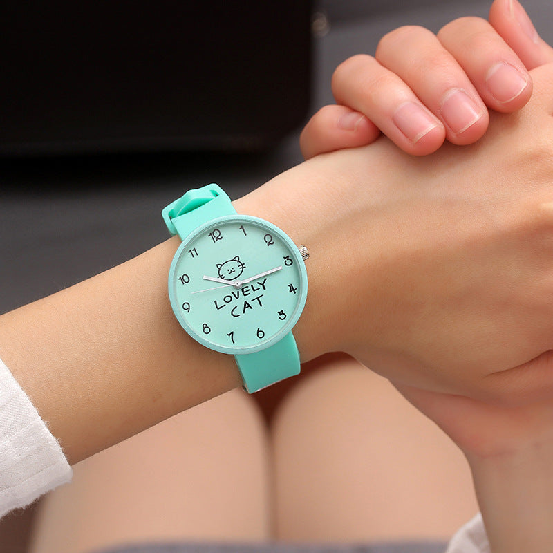 Fashion Small Dial Lady Thin Strap Student Watch