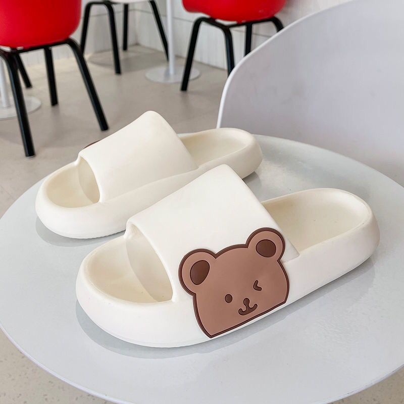 Thick-soled Bathroom Indoor Couple Home Slippers