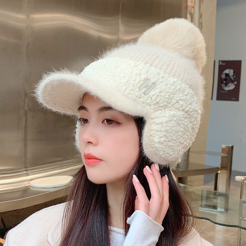 Women's Autumn And Winter Ear Protection Warm Baseball