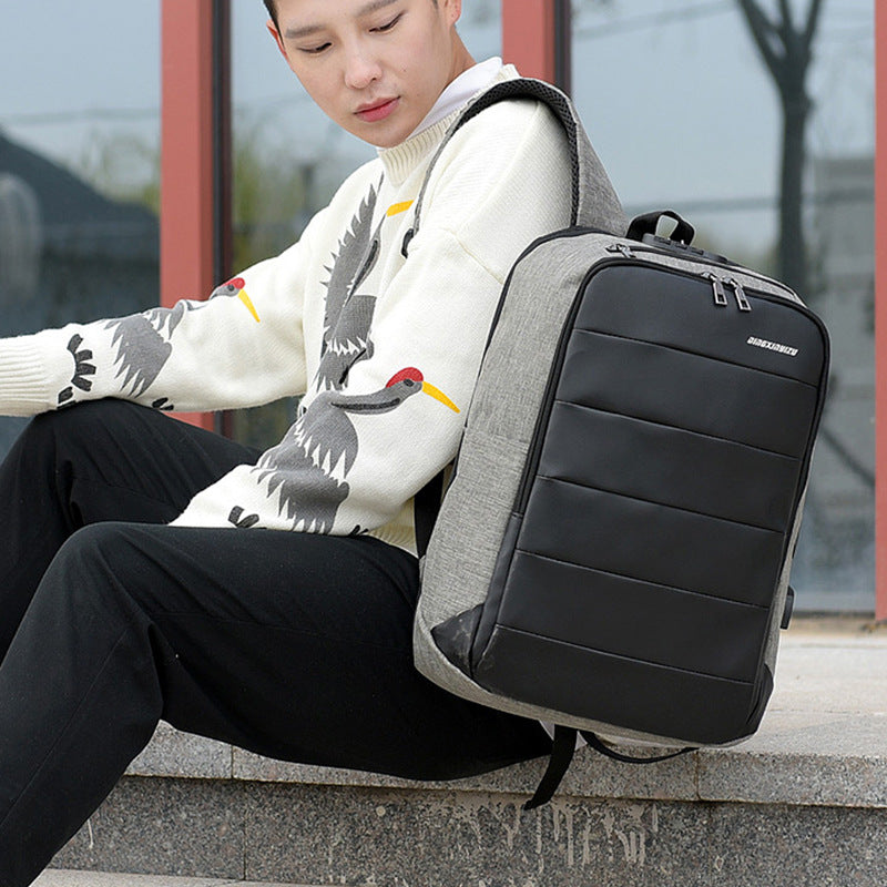 Multifunctional Men's Nylon Business Backpack